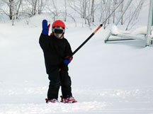 Ребенка на горные лыжи