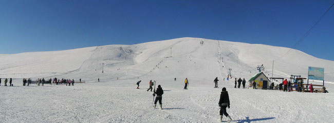 Горные лыжи с детьми. Март 2016
